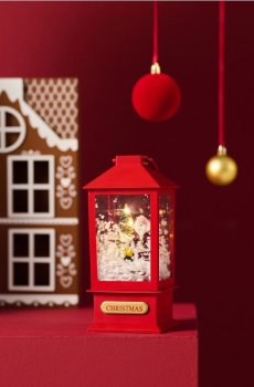 Різдвяна LED-лампа - червоний