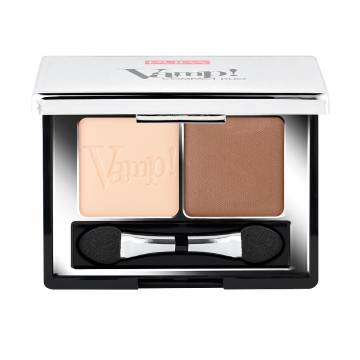 Компактные тени для век Pupa Vamp! Compact Eyeshadow Duo 005 Milk Chocolate, 2.2 г Компактные тени для век Pupa Vamp! Compact Eyeshadow Duo 005 Milk Chocolate, 2.2 г