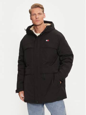 Tommy Jeans Зимова куртка DM0DM20005 Чорний Relaxed Fit Tommy Jeans Зимова куртка DM0DM20005 Чорний Relaxed Fit