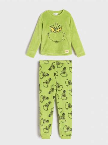 Піжамний комплект із двох предметів Grinch - жовто-зелений Піжамний комплект із двох предметів Grinch - жовто-зелений