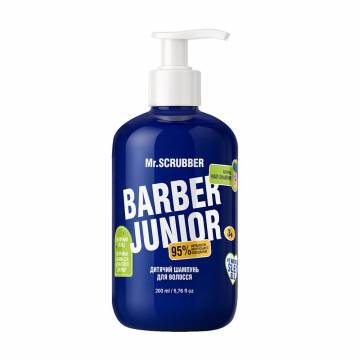 Детский шампунь для волос Mr. Scrubber Barber Junior Natural Hair Shampoo, 200 мл Детский шампунь для волос Mr. Scrubber Barber Junior Natural Hair Shampoo, 200 мл