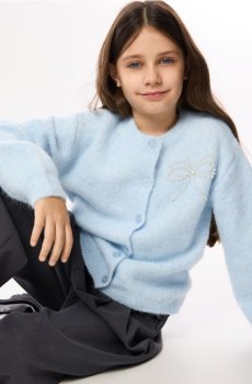 Reserved - Кардиган з вовняної суміші - блідо-блакитний - 600ML-05M