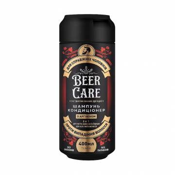 Мужской шампунь-кондиционер 2 в 1 Beer Care против выпадения волос, с аргинином, 400 мл Мужской шампунь-кондиционер 2 в 1 Beer Care против выпадения волос, с аргинином, 400 мл