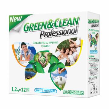 Стиральный порошок Green&Clean Professional для белой одежды, 12 стирки, 1.2 кг Стиральный порошок Green&Clean Professional для белой одежды, 12 стирки, 1.2 кг