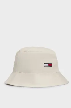 Мужская бежевая панама TJM ELONGATED FLAG BUCKET HAT Бежевый ONESIZE Tommy Jeans AM0AM11697