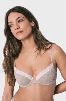 Женский бежевый бюстгальтер BEAUTIFUL Бежевый 80B womensecret 5053875
