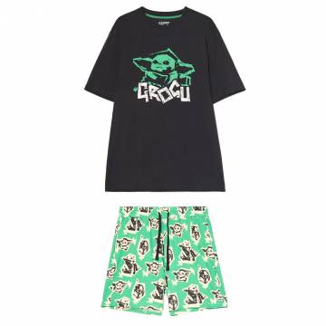 Cropp - Піжамний комплект із двох предметів Baby Yoda - чорний Cropp - Піжамний комплект із двох предметів Baby Yoda - чорний