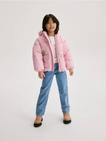 Reserved - GIRLS` OUTER JACKET - рожевий - 965AV-30X Reserved - GIRLS` OUTER JACKET - рожевий - 965AV-30X