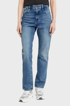 Женские синие джинсы Viktoria High Straight Wmn Синий 24-30 G-Star RAW D23959,D434