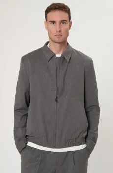 Мужская серая куртка Серый 48 HUGO 50547290;034