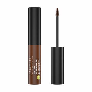 Тонирующий биогель для бровей Sante Tinted Eyebrow Gel 02 Brownie, 3.5 мл Тонирующий биогель для бровей Sante Tinted Eyebrow Gel 02 Brownie, 3.5 мл