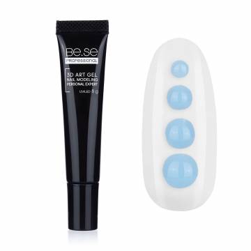3-D гель для дизайна ногтей Be.Se Professional Color 02 Голубой, 8 г 3-D гель для дизайна ногтей Be.Se Professional Color 02 Голубой, 8 г