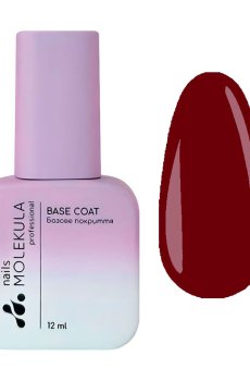 Базовое покрытие для гель-лака Nails Molekula Professional Cover Base Coat, Spiced Berry Collection, SP04 Barbados Cherry, 12 мл