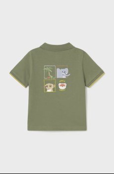 Хлопковое поло для младенцев Mayoral