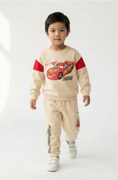 Трикотажні джогери Cars - нюдовий