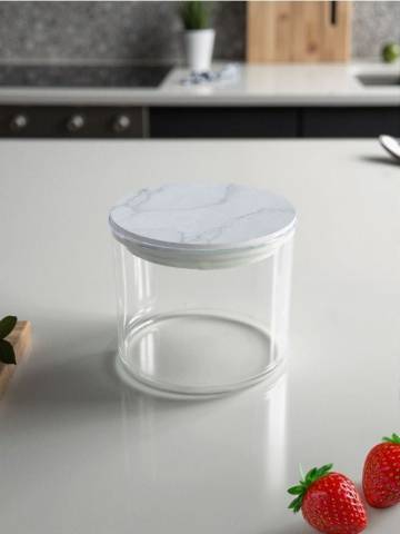 Контейнер для їжі з кришкою - clear Контейнер для їжі з кришкою - clear