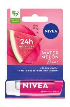 Уценка! Бальзам-уход для губ NIVEA Watermelon Shine Арбузное сияние, 4.8 г