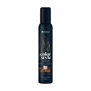 Оттеночный мусс для укладки волос Indola Color Style Medium Brown, 200 мл Оттеночный мусс для укладки волос Indola Color Style Medium Brown, 200 мл