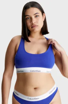 Женский синий топ UNLINED BRALETTE Синий XS Calvin Klein 0000F3785E