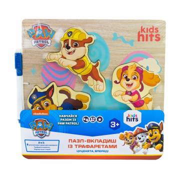 Игрушка Kids Hits Paw Patrol Пазл-вкладыш с трафаретами, от 3 лет, 21.5*21.5*1.5 см (KH20/062) Игрушка Kids Hits Paw Patrol Пазл-вкладыш с трафаретами, от 3 лет, 21.5*21.5*1.5 см (KH20/062)
