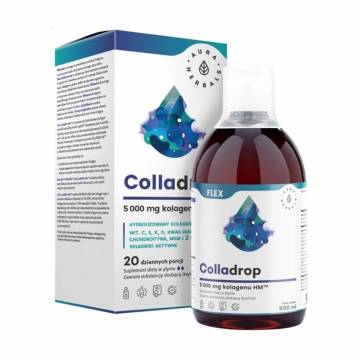 Морской коллаген Aura Herbals Colladrop Flex Marine Collagen 5000 мг в жидкости 500 мл Морской коллаген Aura Herbals Colladrop Flex Marine Collagen 5000 мг в жидкости 500 мл
