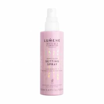 Спрей для фиксации макияжа Lumene Invisible Illumination Dewy Glow Setting Spray с эффектом сияния, 100 мл Спрей для фиксации макияжа Lumene Invisible Illumination Dewy Glow Setting Spray с эффектом сияния, 100 мл