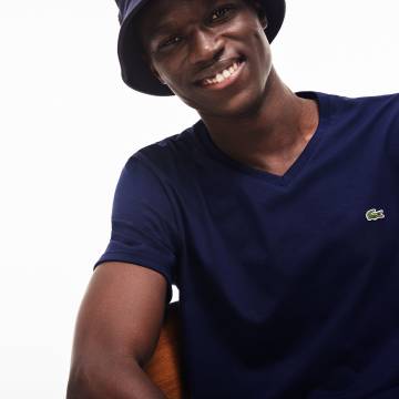 Lacoste футболка чоловіча з V-вирізом Lacoste футболка чоловіча з V-вирізом