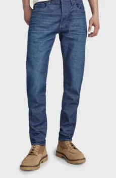 Мужские синие джинсы 3301 Slim Синий 29-32 G-Star RAW 51001,D503