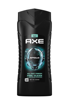 Гель для душа 3 в 1 Axe Apollo мужской, 400 мл