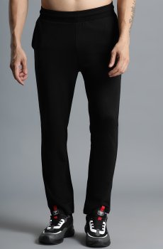hummel Men Black Solid Track Pant