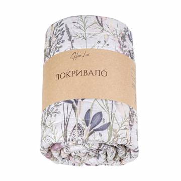 Стеганое покрывало Home Line Полевые цветы, розовое, 210*240 см (194739)