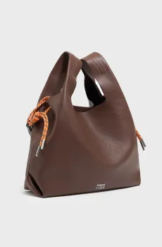 Женская коричневая кожаная сумка Коричневый ONESIZE Bimba Y Lola 251BBAJ7U.11600