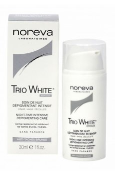 Ночной крем для лица Noreva Pharma Trio White XP Против пигментных пятен, 30 мл