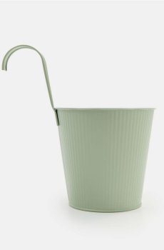 Кашпо для підвішування на перила - блідо-зелений