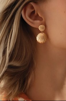 Позолоченные серьги Lilou Venus