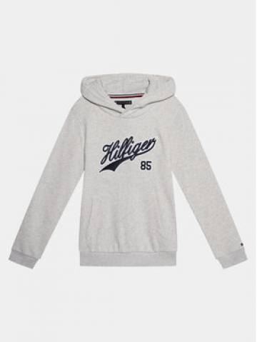 Tommy Hilfiger Світшот Hilfiger Script Hoodie KB0KB08718 Сірий Regular Fit Tommy Hilfiger Світшот Hilfiger Script Hoodie KB0KB08718 Сірий Regular Fit