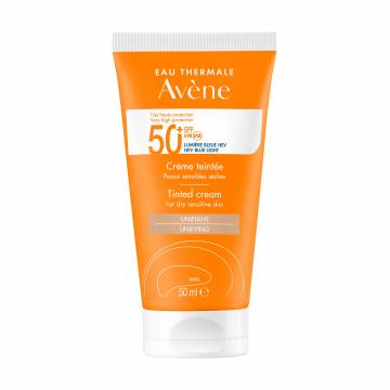 Солнцезащитный тональный крем Avene SPF 50+ Tinted Cream для сухой чувствительной кожи, 50 мл Солнцезащитный тональный крем Avene SPF 50+ Tinted Cream для сухой чувствительной кожи, 50 мл