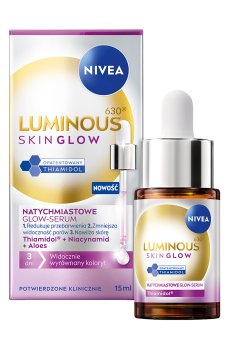Сыворотка NIVEA Luminous630 Skin Glow Serum для мгновенного сияния кожи лица, 15 мл
