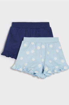 Бавовняні шорти 2 pack - light blue