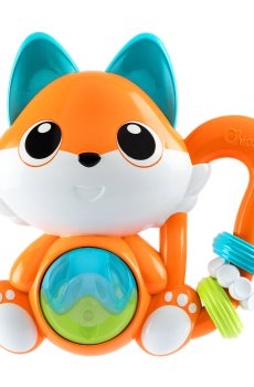 Детская музыкальная игрушка-погремушка Chicco Лисичка, 13*12*4.5 см, от 6 месяцев (11589.00)