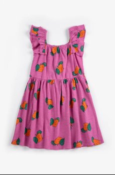 Хлопковое детское платье Bobo Choses Tangerine