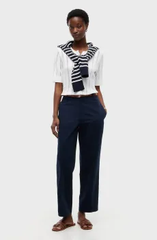 Женские темно-синие чиносы Синий XS Tommy Hilfiger WW0WW52817