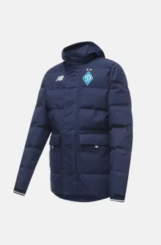 Мужская синяя зимняя куртка FCDK Синий M New Balance MJ231326NV