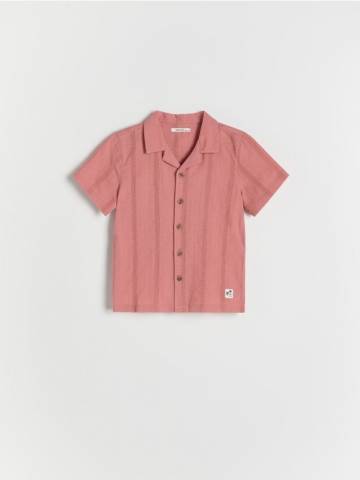 Reserved - Бавовняна сорочка - пильно-рожевий - 8188X-39X