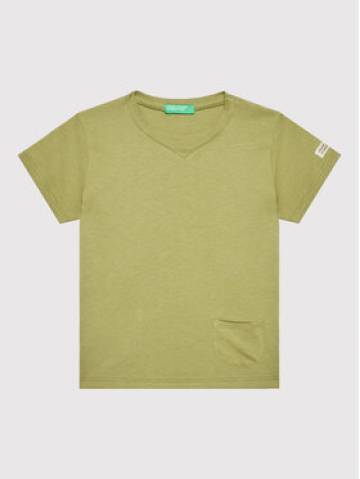 United Colors Of Benetton Футболка 3I1XG100M Зелений Regular Fit United Colors Of Benetton Футболка 3I1XG100M Зелений Regular Fit