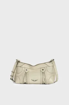 Женская белая кожаная сумка Sunny Mood Белый ONESIZE ZADIG&VOLTAIRE LWBA03845_FLASH