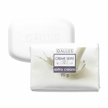 Мыло твердое Gallus Creme Seife Beauty Soap Extra Cream, 90 г Мыло твердое Gallus Creme Seife Beauty Soap Extra Cream, 90 г