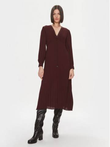 Liu Jo Повсякденна сукня MF3184 T0414 Бордовий Regular Fit Liu Jo Повсякденна сукня MF3184 T0414 Бордовий Regular Fit