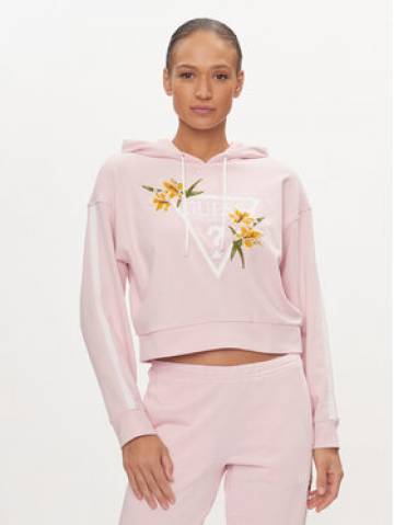 Guess Світшот Zoey V4GQ04 KC6V1 Рожевий Regular Fit Guess Світшот Zoey V4GQ04 KC6V1 Рожевий Regular Fit