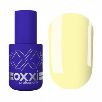 Гель-лак для ногтей Oxxi Professional 127 Светлый лимонный, эмаль, 10 мл